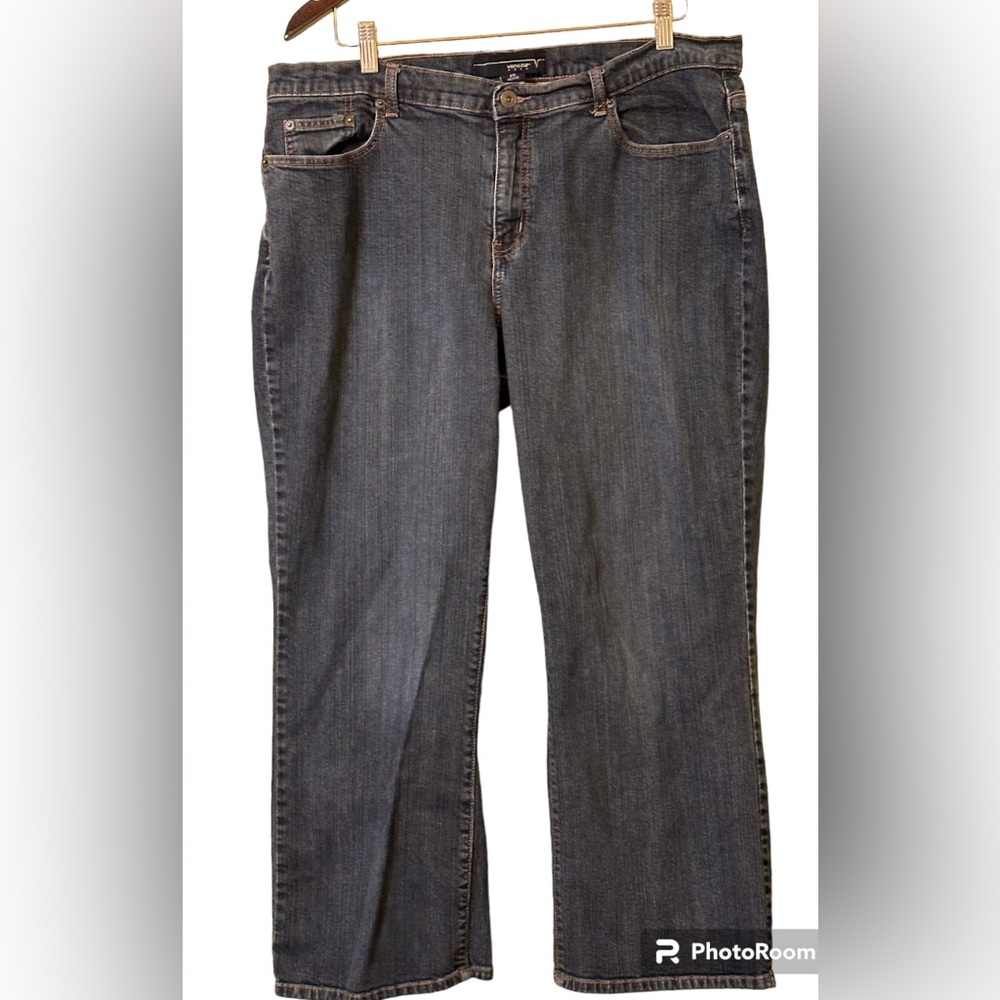 Venezia Jeans - Wide Leg - 20 Petite - Dark Denim - Venezia